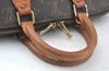 Authentic Louis Vuitton Monogram Alma Hand Bag Purse M51130 LV 6498J