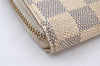 Authentic Louis Vuitton Damier Azur Zippy Wallet Long Purse N60019 LV 6498K