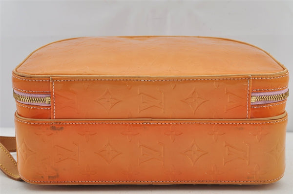 Authentic Louis Vuitton Vernis Murray Backpack Orange M91039 LV 6499J