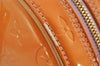 Authentic Louis Vuitton Vernis Murray Backpack Orange M91039 LV 6499J