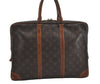 Authentic Louis Vuitton Monogram Porte Documents Voyage M53361 Briefcase 6500J