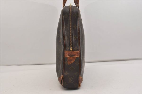 Authentic Louis Vuitton Monogram Porte Documents Voyage M53361 Briefcase 6500J