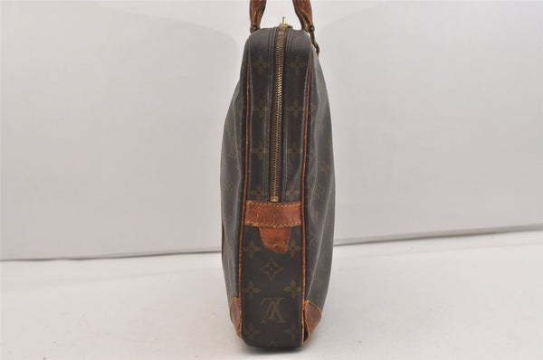 Authentic Louis Vuitton Monogram Porte Documents Voyage M53361 Briefcase 6500J