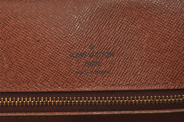 Authentic Louis Vuitton Monogram Porte Documents Voyage M53361 Briefcase 6500J