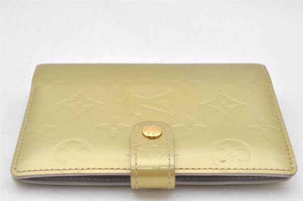 Authentic Louis Vuitton Vernis Agenda PM Notebook Cover Green R21002 LV 6500K