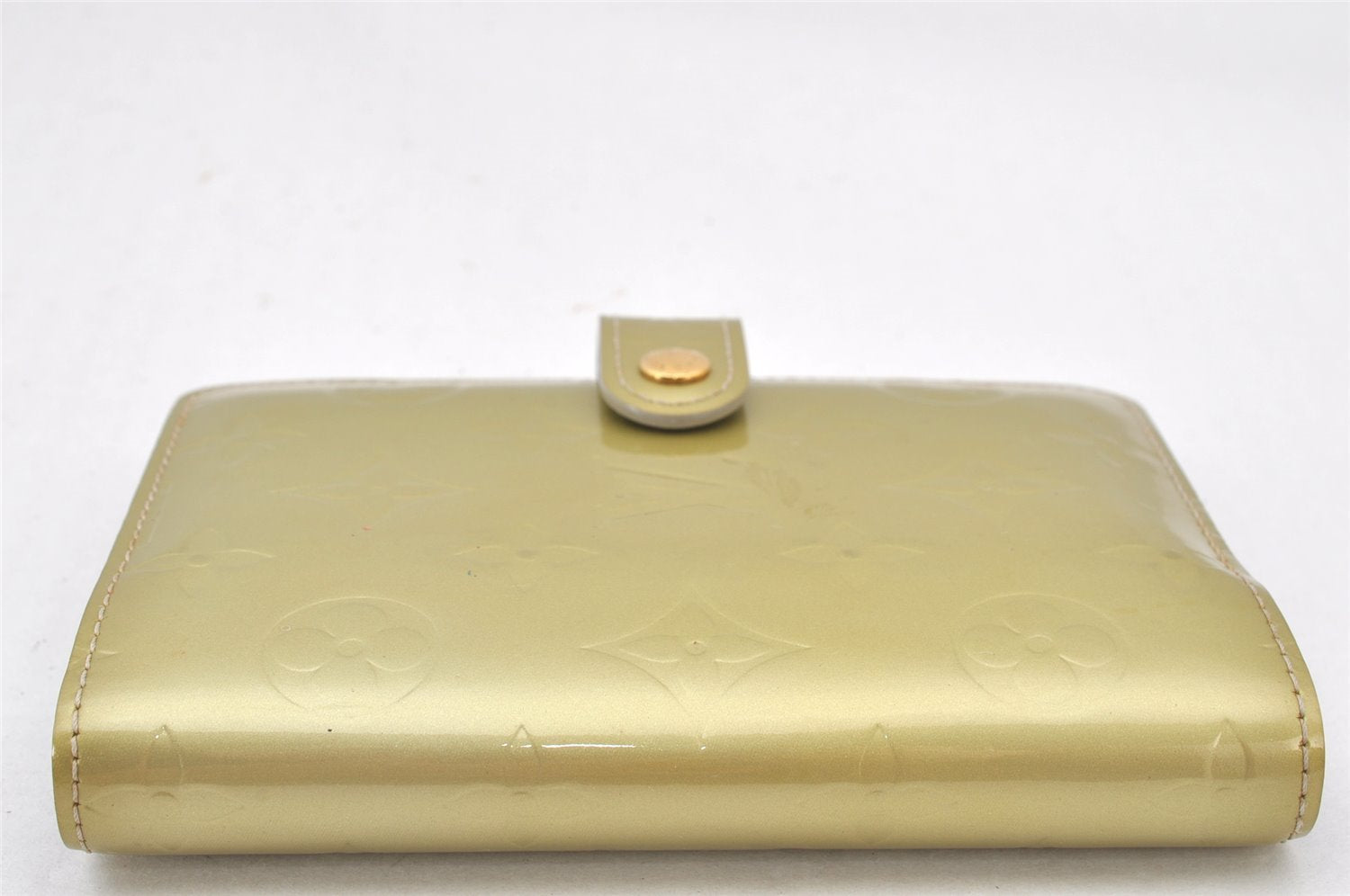 Authentic Louis Vuitton Vernis Agenda PM Notebook Cover Green R21002 LV 6500K