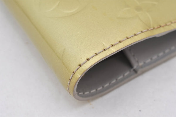 Authentic Louis Vuitton Vernis Agenda PM Notebook Cover Green R21002 LV 6500K