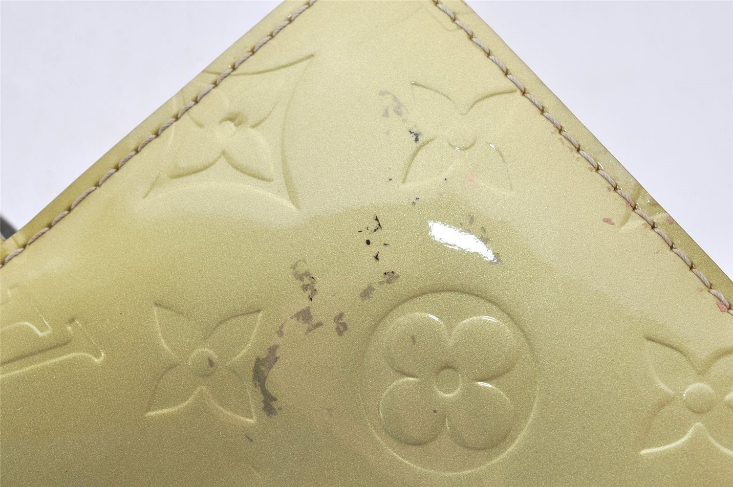 Authentic Louis Vuitton Vernis Agenda PM Notebook Cover Green R21002 LV 6500K