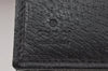 Authentic GUCCI Eclipse Bifold Wallet Purse GG Canvas Leather 120932 Black 6501K