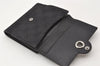 Authentic GUCCI Eclipse Bifold Wallet Purse GG Canvas Leather 120932 Black 6501K