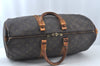 Auth Louis Vuitton Monogram Keepall 45 Travel Boston Bag M41428 LV Junk 6503J