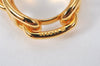 Authentic HERMES Scarf Ring Chaine d'Ancre Chain Design Gold Tone 6503K