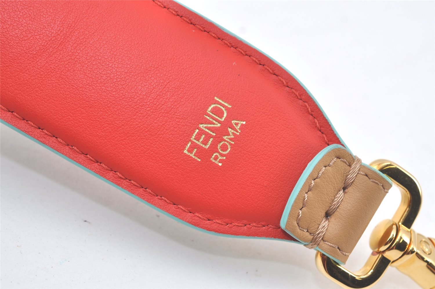 Authentic FENDI Shoulder Strap You Leather 35.8