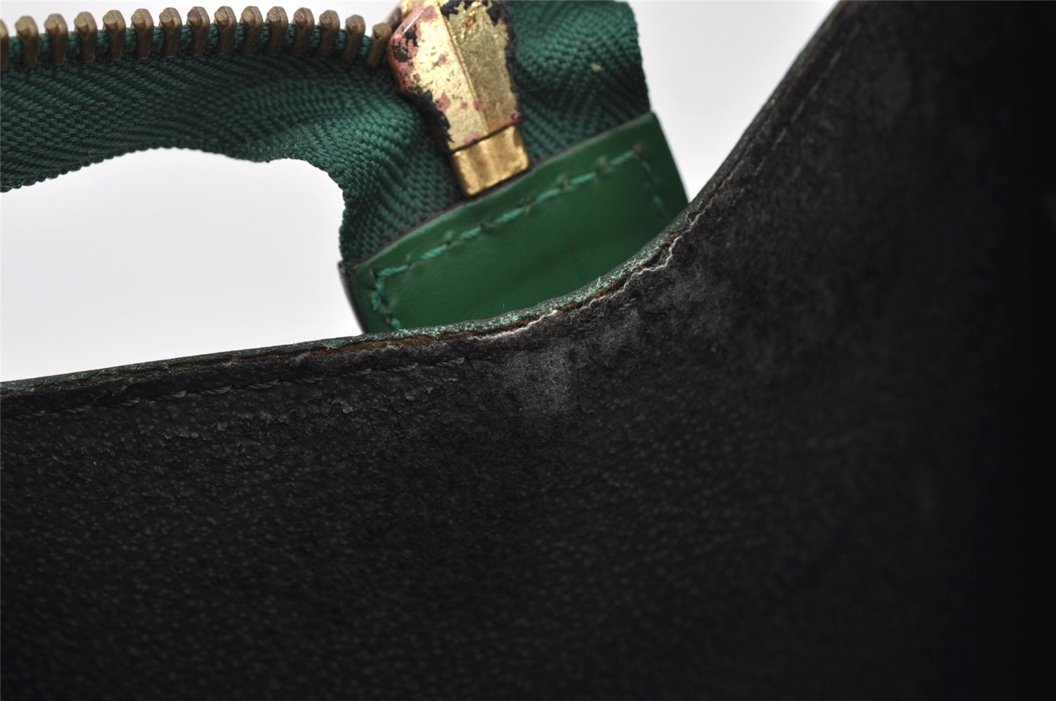 Authentic Louis Vuitton Epi Riviera Hand Bag Green M48184 LV Junk 6505I