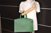 Authentic Louis Vuitton Epi Riviera Hand Bag Green M48184 LV Junk 6505I