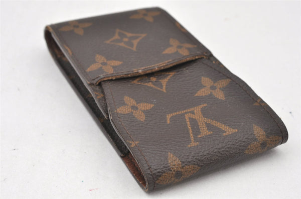 Authentic Louis Vuitton Monogram Etui Cigarette Case M63024 LV 6505K