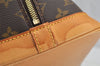 Authentic Louis Vuitton Monogram Alma Hand Bag Purse M51130 LV 6506I