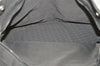 Authentic HERMES Vintage Her Line MM Hand Tote Bag Nylon Gray 6506K