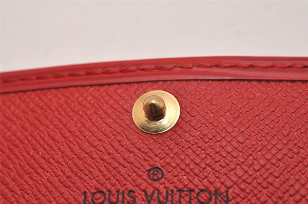 Authentic Louis Vuitton Epi Multicles 4 Key Case Red M63827 LV 6507I