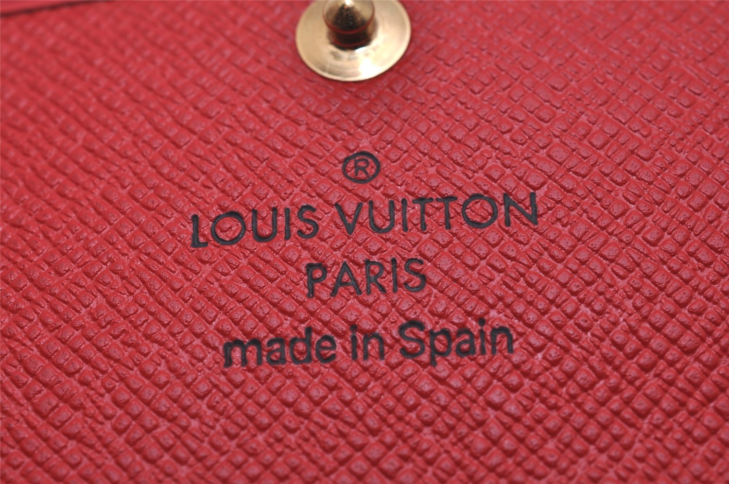 Authentic Louis Vuitton Epi Multicles 4 Key Case Red M63827 LV 6507I