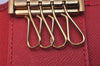 Authentic Louis Vuitton Epi Multicles 4 Key Case Red M63827 LV 6507I