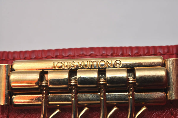 Authentic Louis Vuitton Epi Multicles 4 Key Case Red M63827 LV 6507I