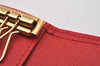 Authentic Louis Vuitton Epi Multicles 4 Key Case Red M63827 LV 6507I