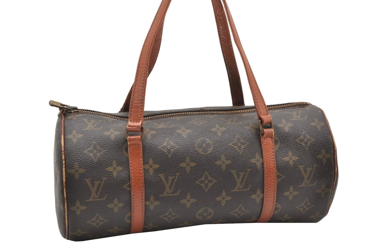 Authentic Louis Vuitton Monogram Papillon 30 Hand Bag Old Model LV 6507K