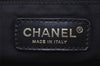 Authentic CHANEL New Travel Line Shoulder Tote Bag Nylon Leather Black 6508I