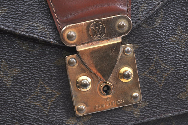 Authentic Louis Vuitton Monogram Monceau 2Way Shoulder Hand Bag M51185 LV 6511K