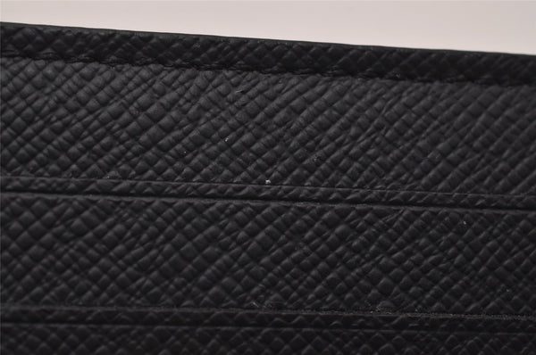 Authentic Louis Vuitton Taiga Portefeuille Pince Card Case Black M62978 LV 6512I