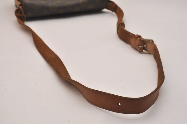 Authentic Louis Vuitton Monogram Cartouchiere MM Shoulder Bag Old Model 6512J