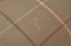 Authentic Burberrys Vintage Check Canvas Leather Hand Tote Bag Khaki Green 6513J