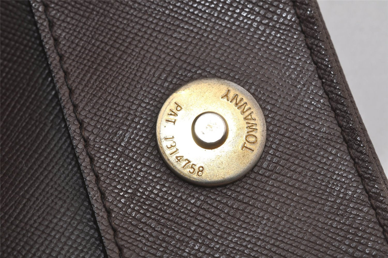 Authentic Burberrys Vintage Check Canvas Leather Hand Tote Bag Khaki Green 6513J