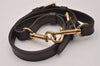 Authentic Louis Vuitton Leather Shoulder Strap Brown 22.4-25.2" LV 6514I