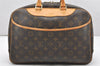 Authentic Louis Vuitton Monogram Deauville Hand Bag M47270 LV 6514K