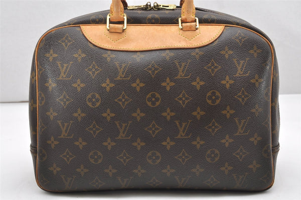 Authentic Louis Vuitton Monogram Deauville Hand Bag M47270 LV 6514K