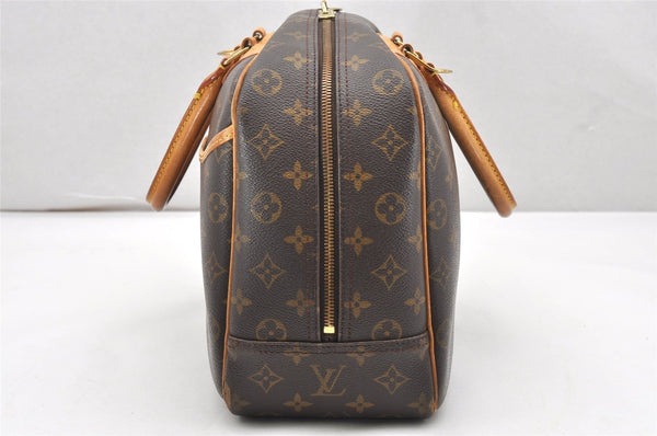 Authentic Louis Vuitton Monogram Deauville Hand Bag M47270 LV 6514K