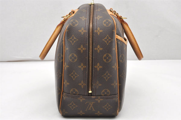 Authentic Louis Vuitton Monogram Deauville Hand Bag M47270 LV 6514K