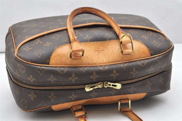 Authentic Louis Vuitton Monogram Deauville Hand Bag M47270 LV 6514K