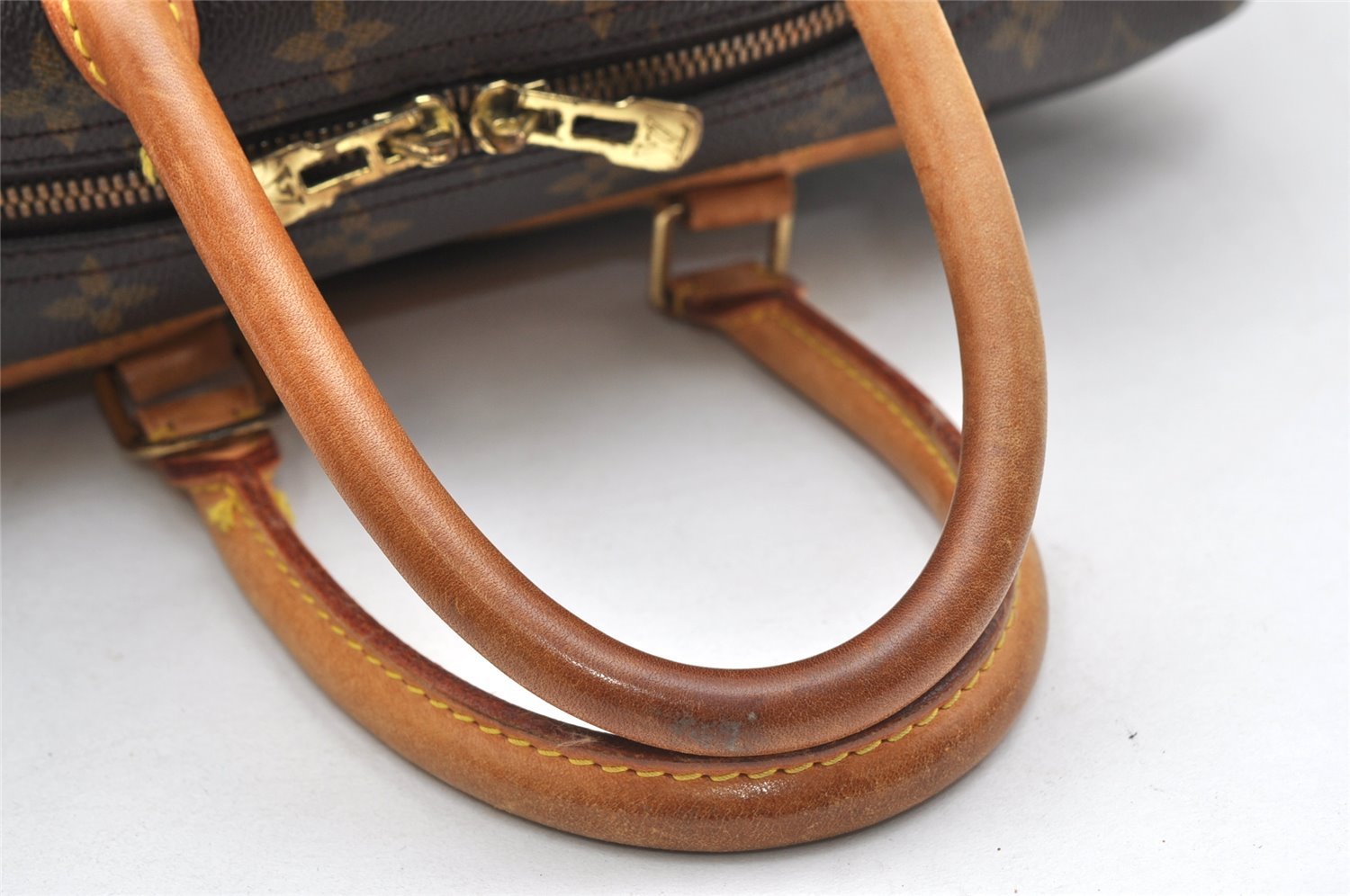 Authentic Louis Vuitton Monogram Deauville Hand Bag M47270 LV 6514K