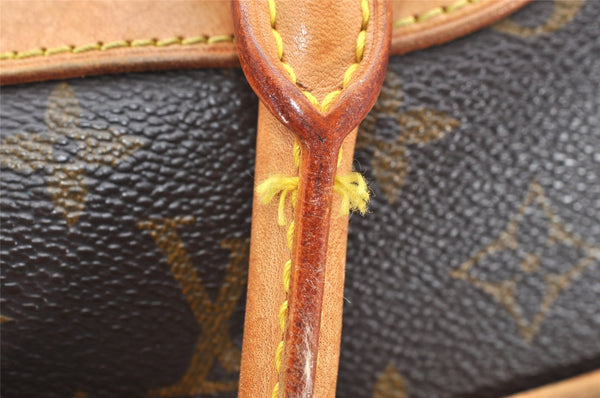Authentic Louis Vuitton Monogram Deauville Hand Bag M47270 LV 6514K