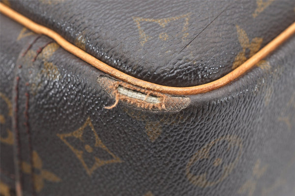 Authentic Louis Vuitton Monogram Deauville Hand Bag M47270 LV 6514K