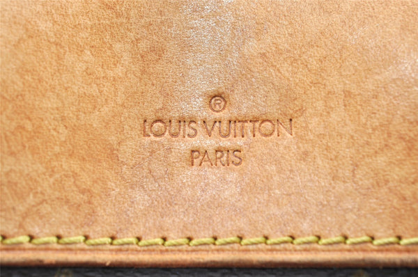 Authentic Louis Vuitton Monogram Deauville Hand Bag M47270 LV 6514K