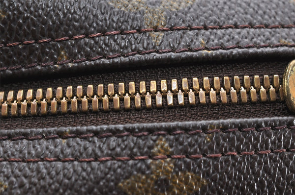 Authentic Louis Vuitton Monogram Deauville Hand Bag M47270 LV 6514K
