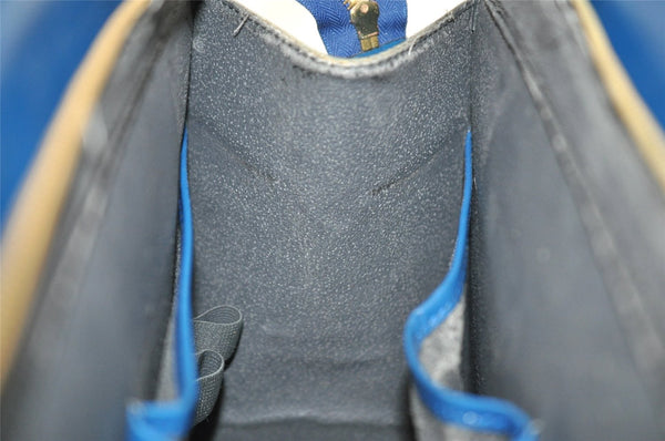 Authentic Louis Vuitton Epi Riviera Hand Bag Blue M48185 LV Junk 6516I