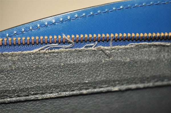 Authentic Louis Vuitton Epi Riviera Hand Bag Blue M48185 LV Junk 6516I