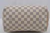 Authentic Louis Vuitton Damier Azur Speedy25 Hand Boston Bag N41534 LV 6516J