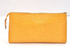 Authentic Louis Vuitton Epi Pochette Accessoires Pouch Yellow M52959 Junk 6516K