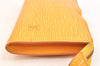 Authentic Louis Vuitton Epi Pochette Accessoires Pouch Yellow M52959 Junk 6516K